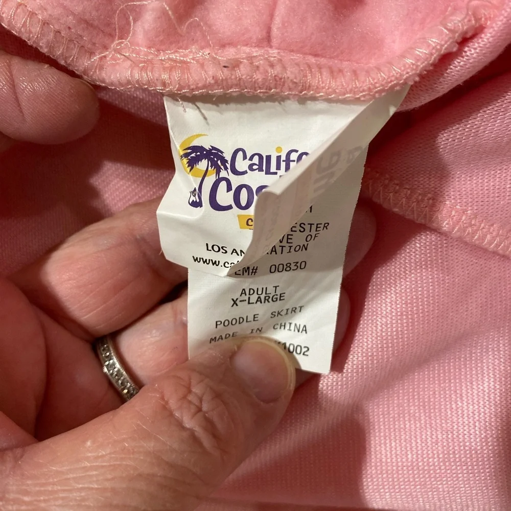 California Costumes Pink Poodle Skirt XL (E)
